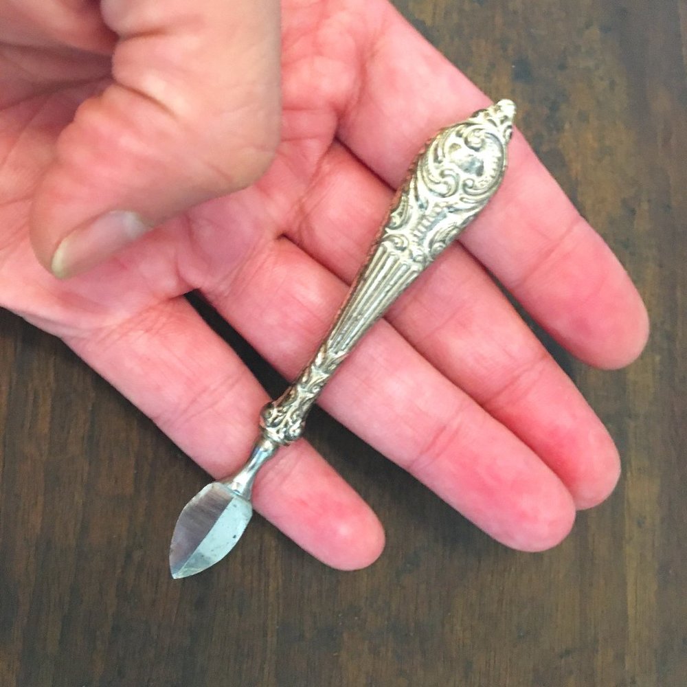 Antique Victorian 1800s Sterling Silver Manicure T - Picture 1 of 12